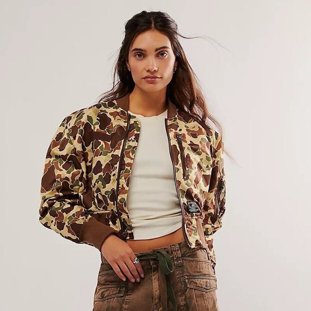 NWT / Free People / Alpha Industries / L-2B Cropped Flight Jacket / Small / $300
